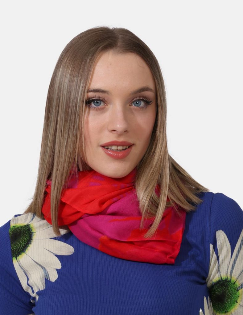 foulard da donna scontati - Foulard Desigual Rosso