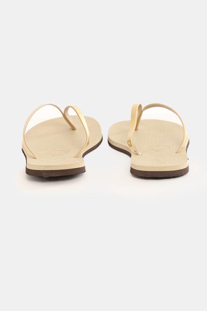 Infradito da donna HAVAIANAS scontate  - Infradito Havaianas marrone e oro