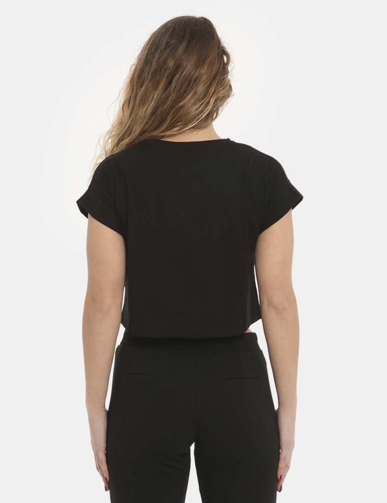 Imperfect donna outlet - T-shirt Imperfect nera