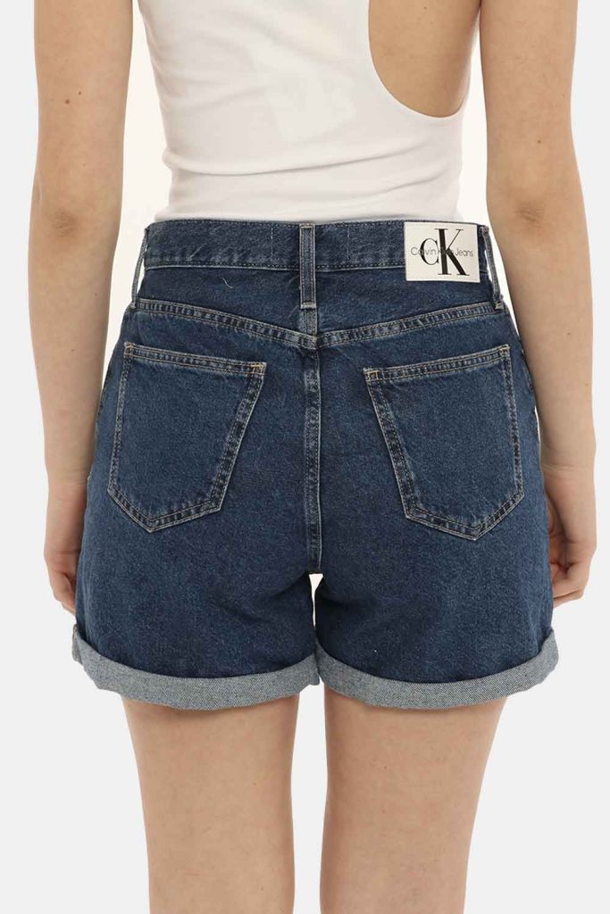 Shorts eleganti da donna scontati - Short  Calvin Klein blu denim