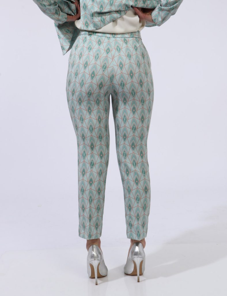 Pantaloni stretti attillati da donna scontati - Pantaloni Yes Zee Verde