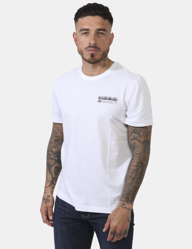 Napapijri uomo outlet - T-shirt Napapijri Bianco