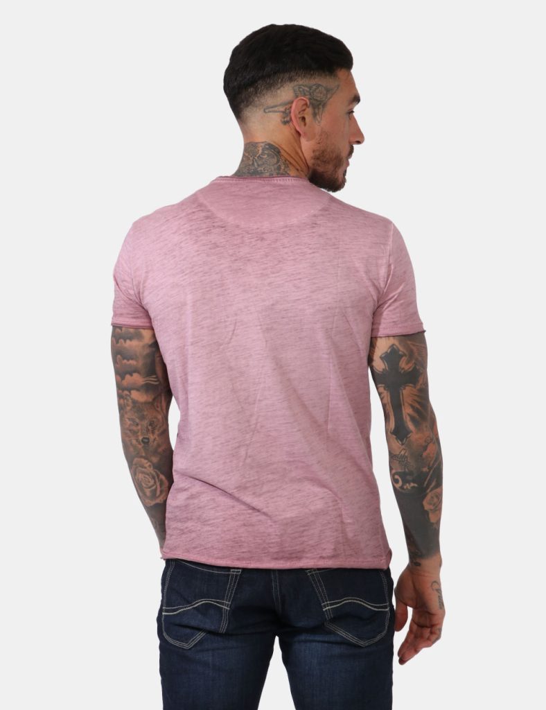 T-shirt e Polo da uomo Yes Zee  - T-shirt Yes Zee Rosa