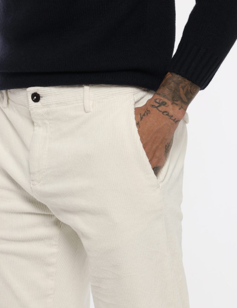 Abbigliamento da uomo Goha - Pantalone Goha bianco