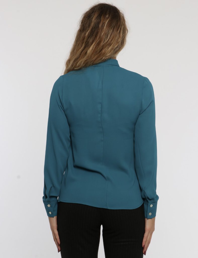 Abbigliamento donna scontato - Camicia Vougue azzurro ottanio