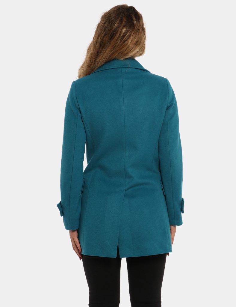 Abbigliamento donna scontato - Cappotto Vougue azzurro ottanio