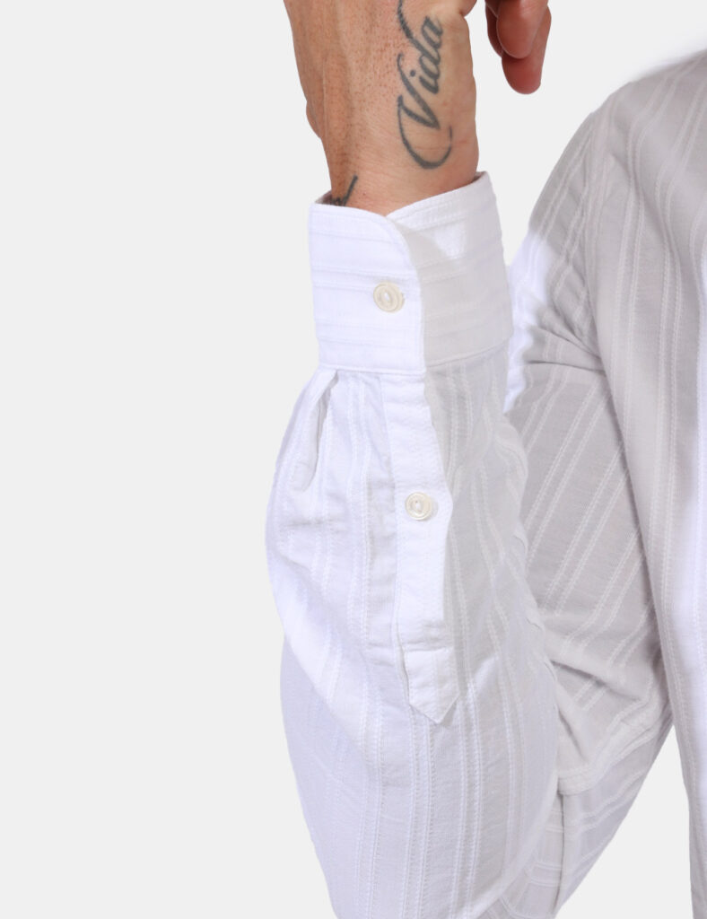 Outlet camicia da uomo scontata - Camicia Fred Mello Bianco