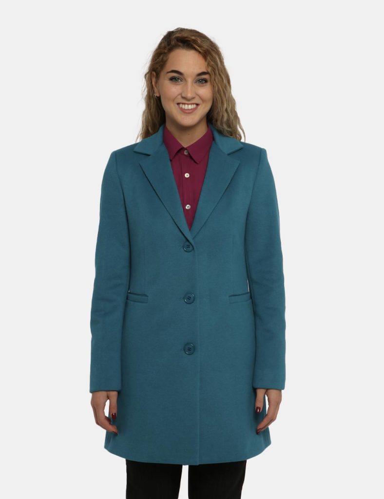 Abbigliamento donna scontato - Cappotto  Vougue azzurro ottanio