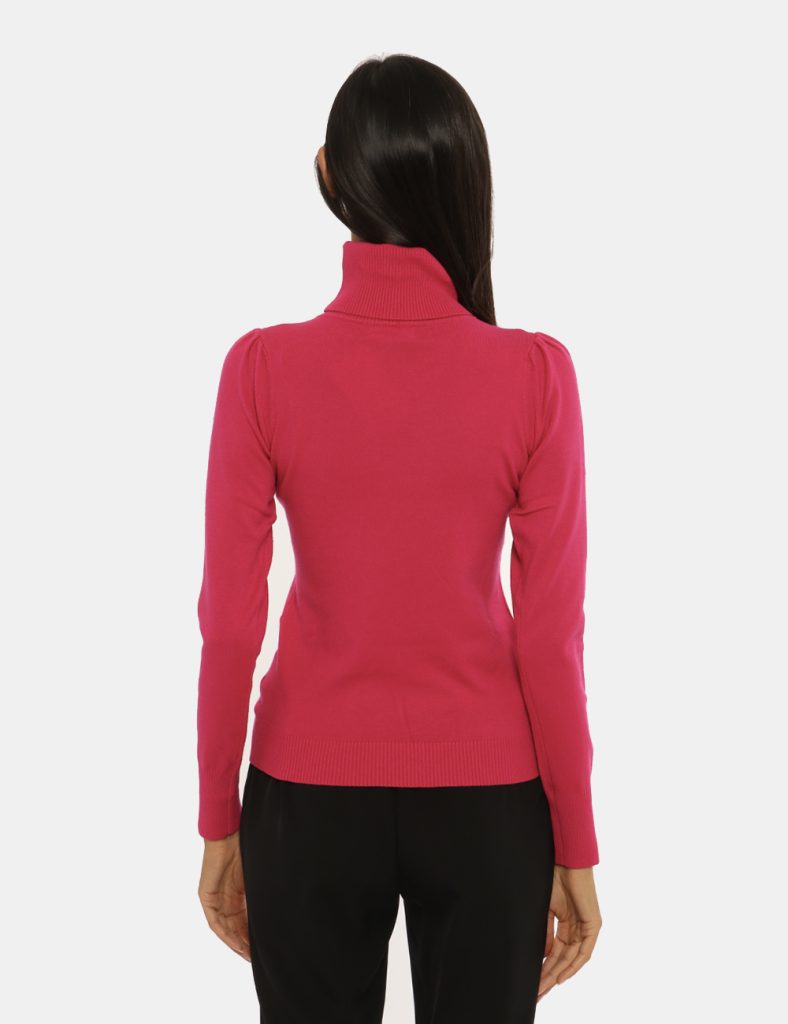 Abbigliamento donna scontato - Maglione Yes Zee fucsia