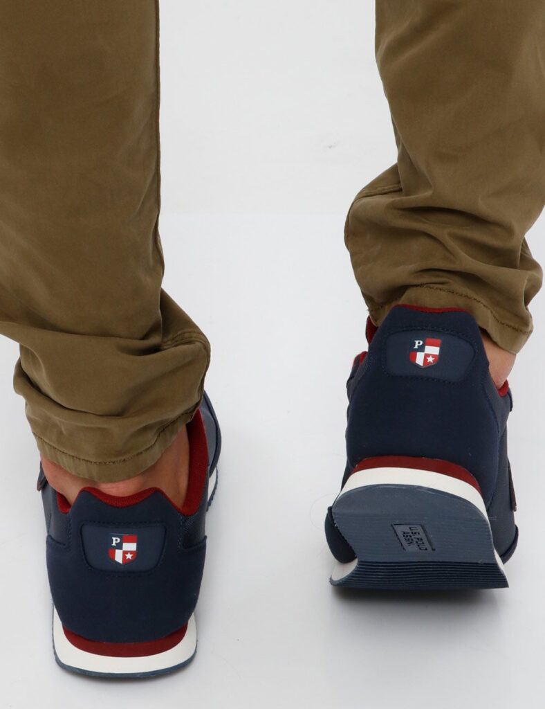 Sneakers da uomo - Scarpa U.S. Polo Assn. con dettagli a contrasto