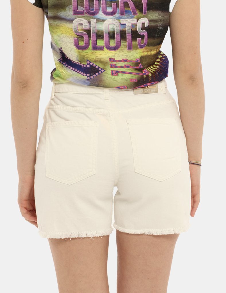 Abbigliamento donna scontato - Short Yes Zee bianco