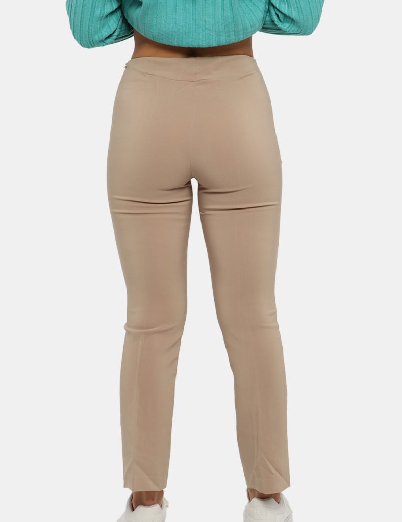 Pantaloni stretti attillati da donna scontati - Pantalone Sandro Ferrone beige