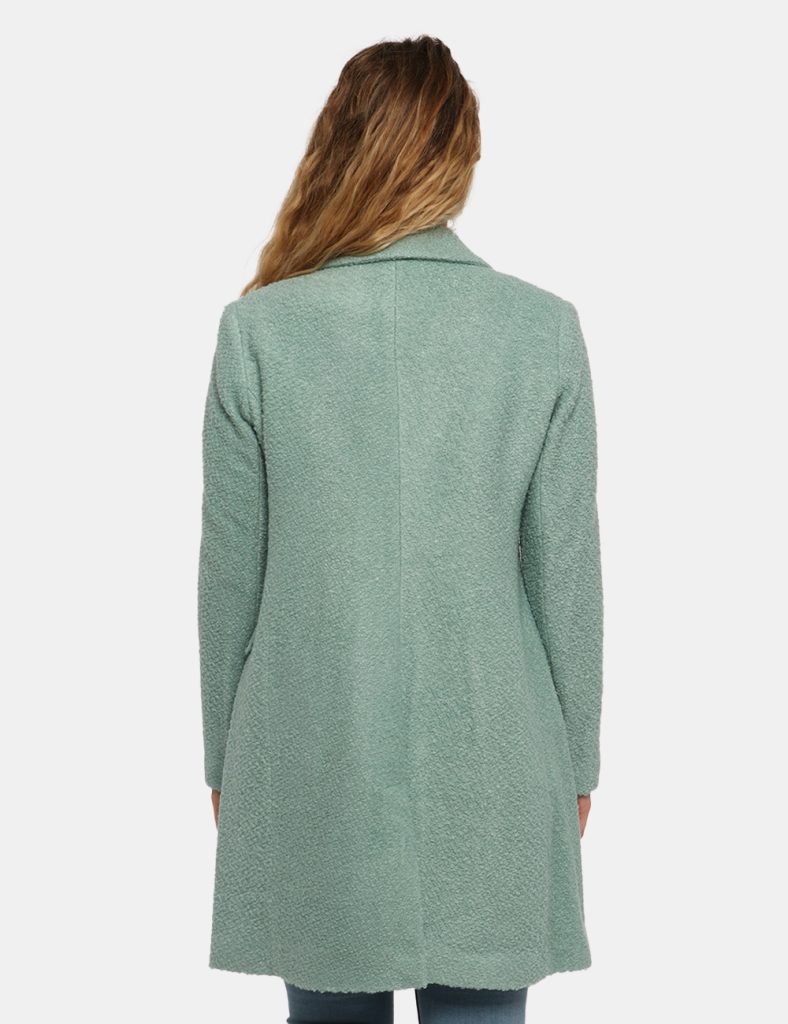 Abbigliamento donna scontato - Cappotto Sandro Ferrone verde acqua marina