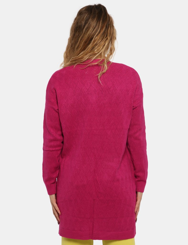 Abbigliamento donna scontato - Cardigan Sandro Ferrone fucsia