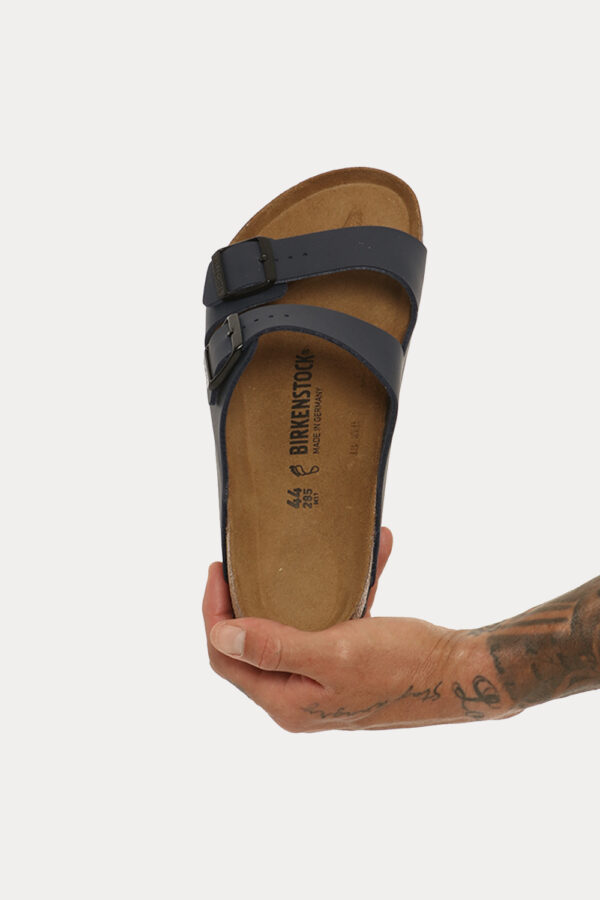 Sandali Birkenstock blu - COMPOSIZIONE E VESTIBILITÀ:Cuoio materiali tessili e altre materieIl modello è alta 178 cm e indos