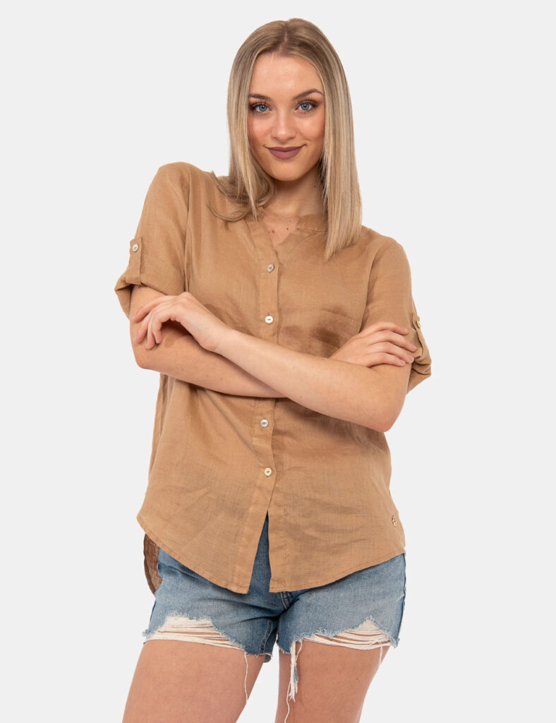 Yes Zee donna outlet - Camicia Yes Zee Marrone