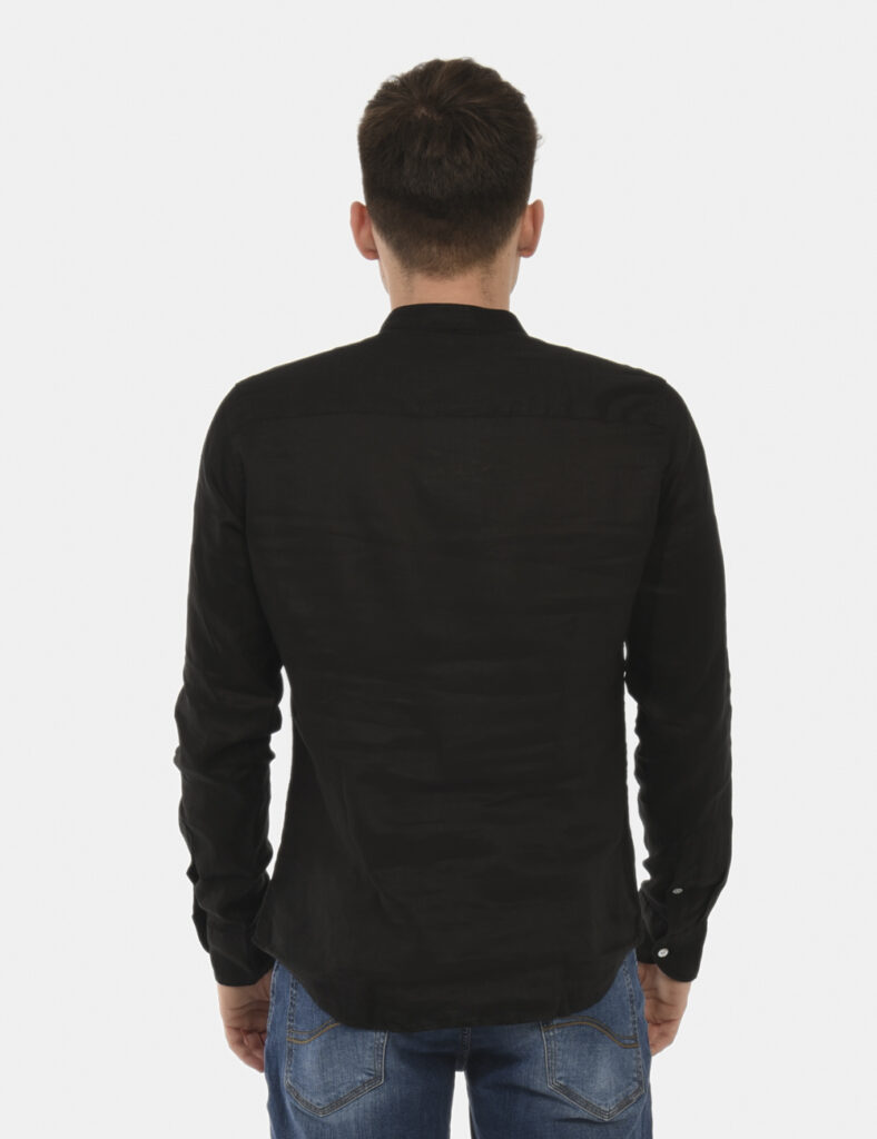 Outlet camicia da uomo scontata - Camicia Yes Zee Nero