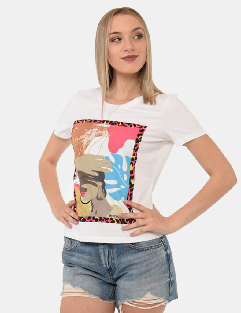 T-shirt da donna scontata - T-shirt Fracomina Bianco