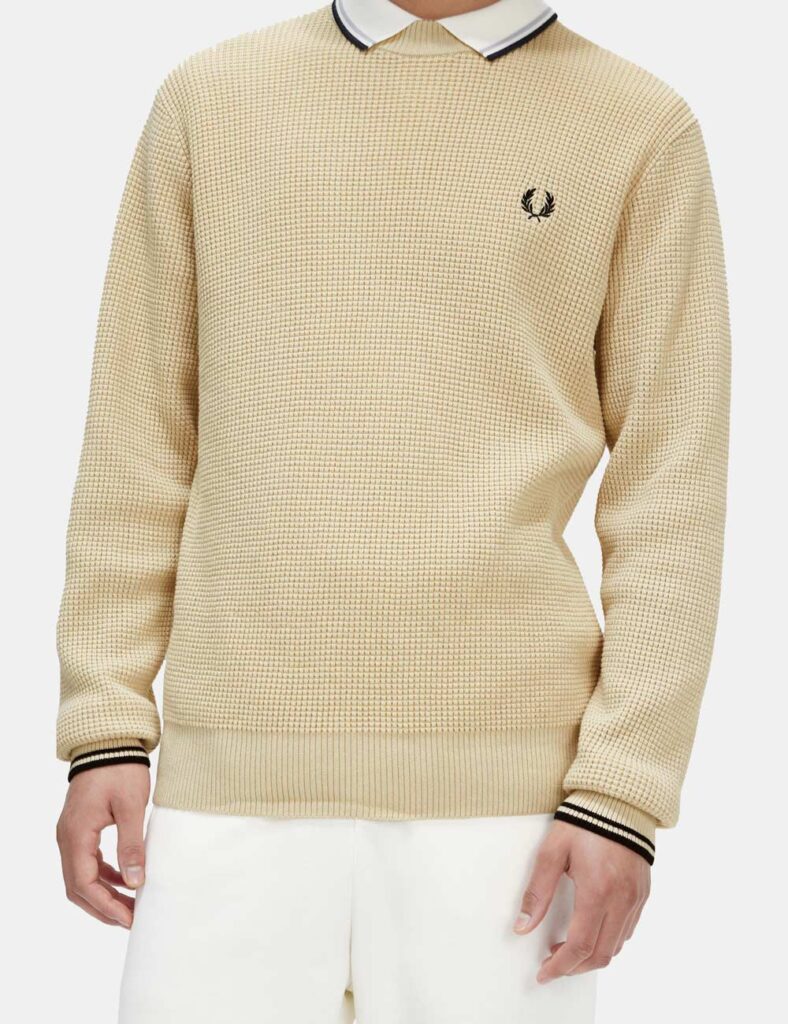 Fred Perry uomo outlet - Maglione Fred Perry Beige