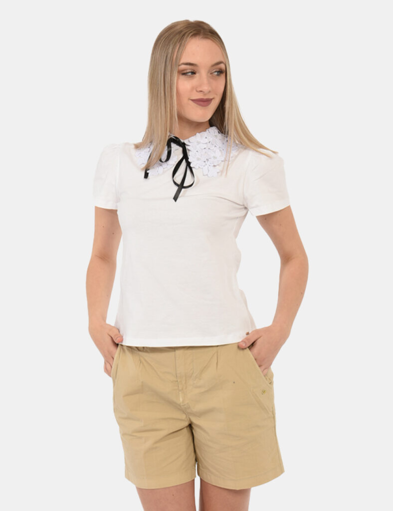T-shirt da donna scontata - T-shirt Fracomina Bianco