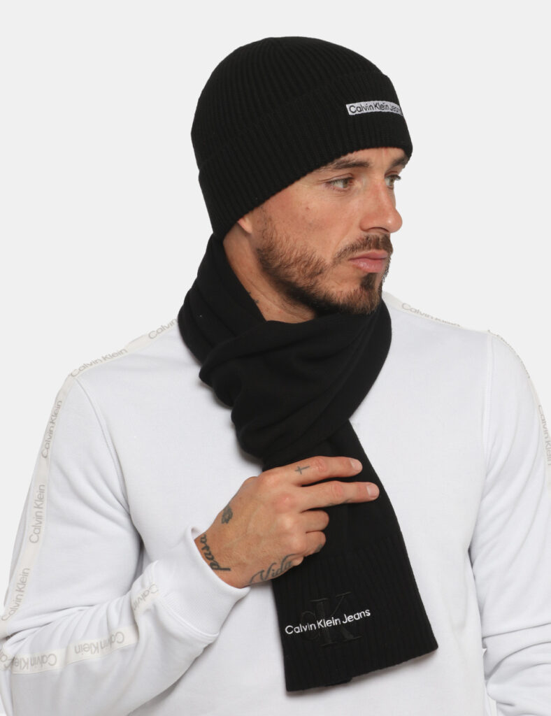 foulard da donna scontati - Sciarpa Calvin Klein nero
