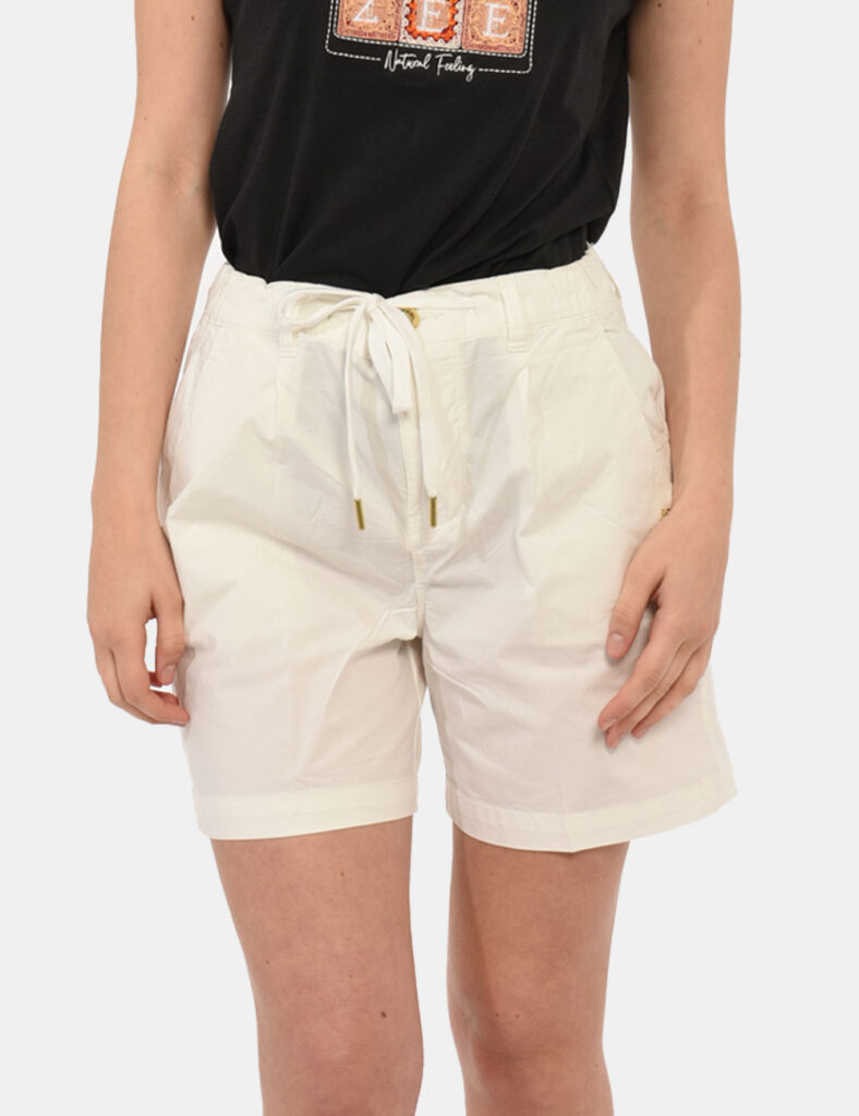 Shorts eleganti da donna scontati - Shorts Yes Zee Bianco