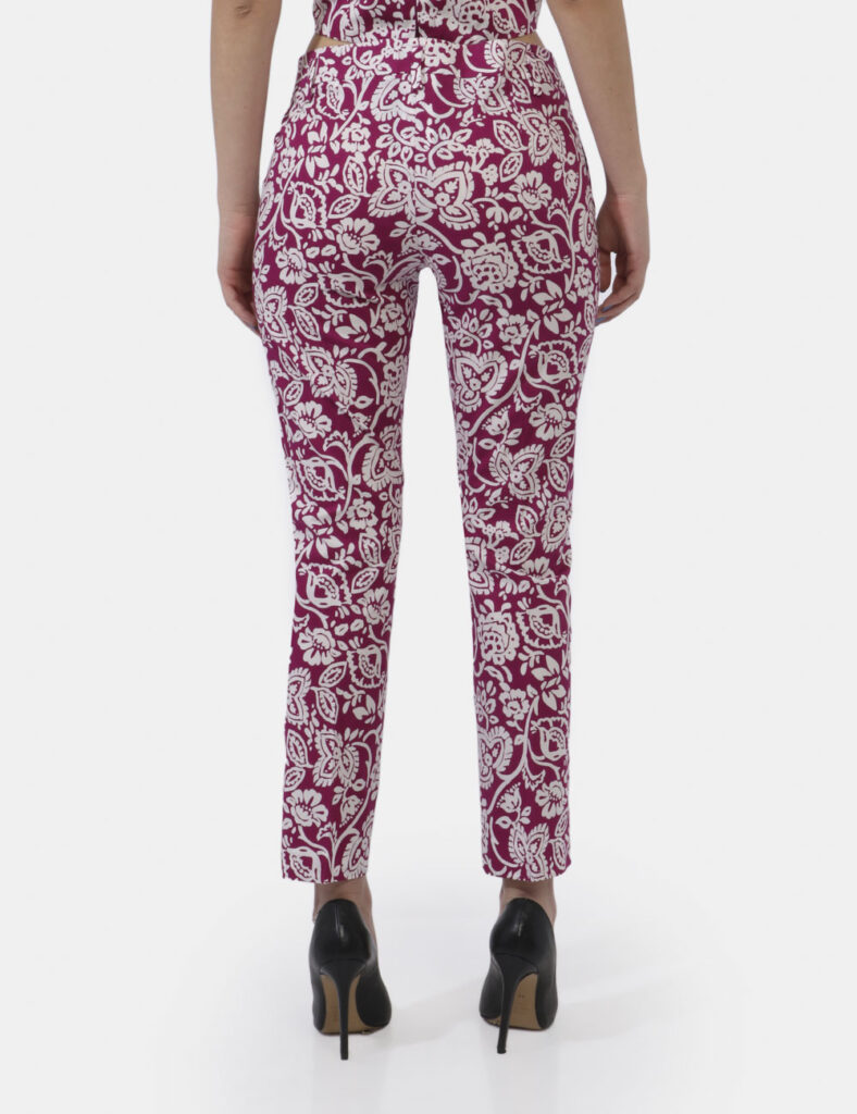 Pantaloni stretti attillati da donna scontati - Pantaloni Emme Marella Fucsia