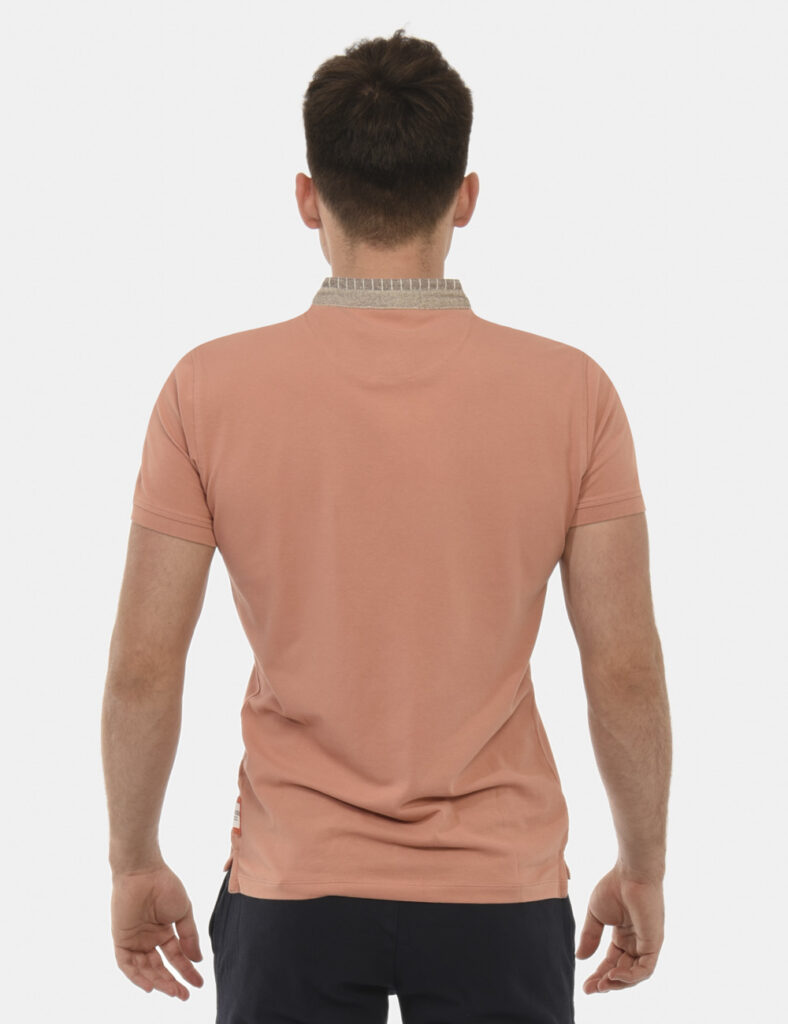 T-shirt uomo scontata - Polo Yes Zee Rosa