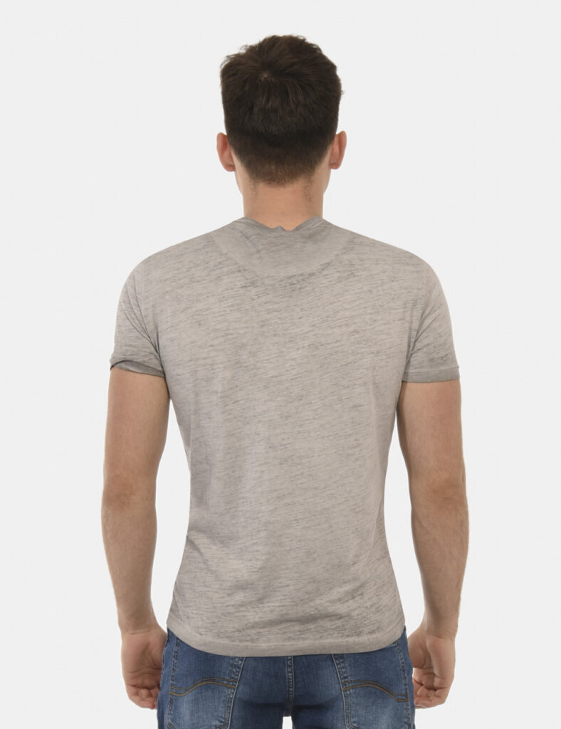 T-shirt uomo scontata - T-shirt Yes Zee Grigio