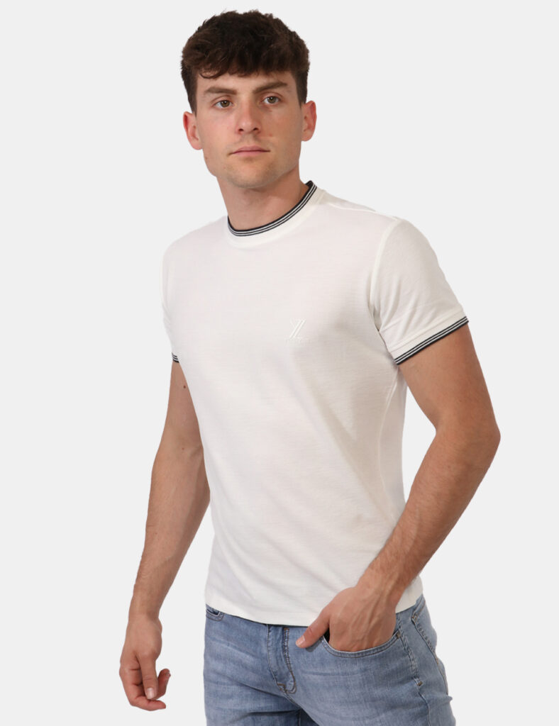 T-shirt e Polo da uomo Yes Zee  - T-sihrt Yes Zee Bianco