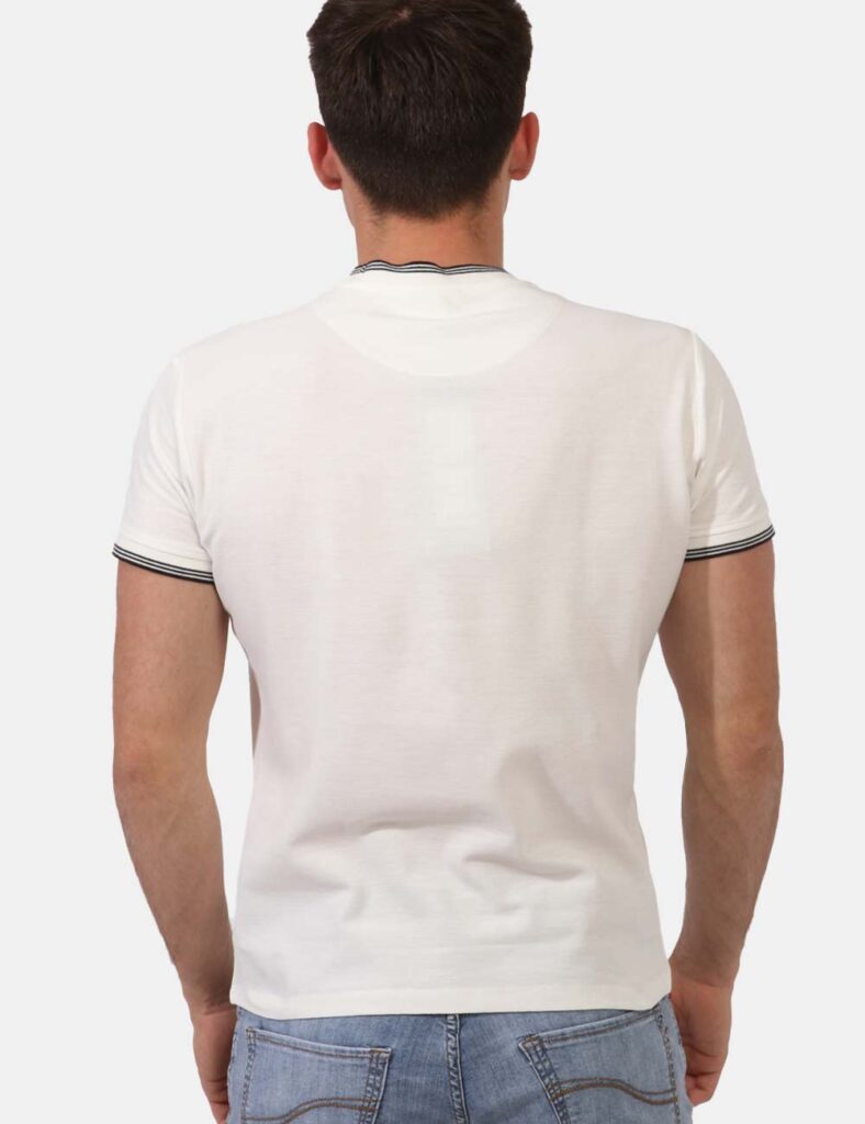 T-shirt uomo scontata - T-sihrt Yes Zee Bianco