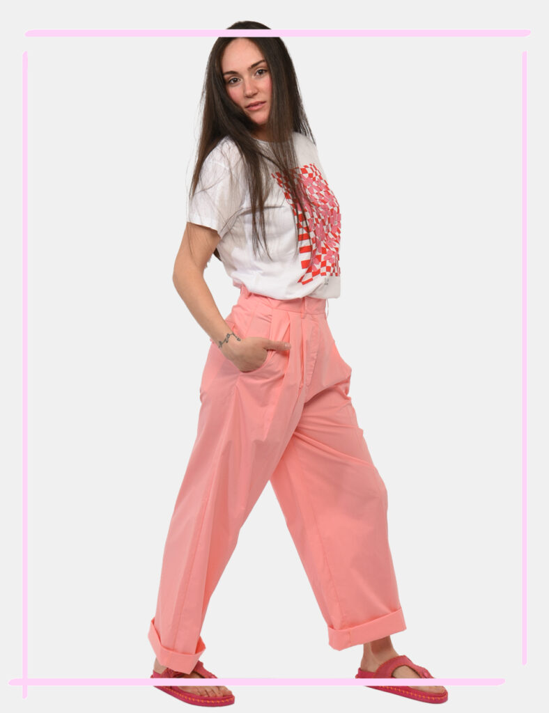 Campionari moda donna e uomo - Pantaloni Sundek Rosa