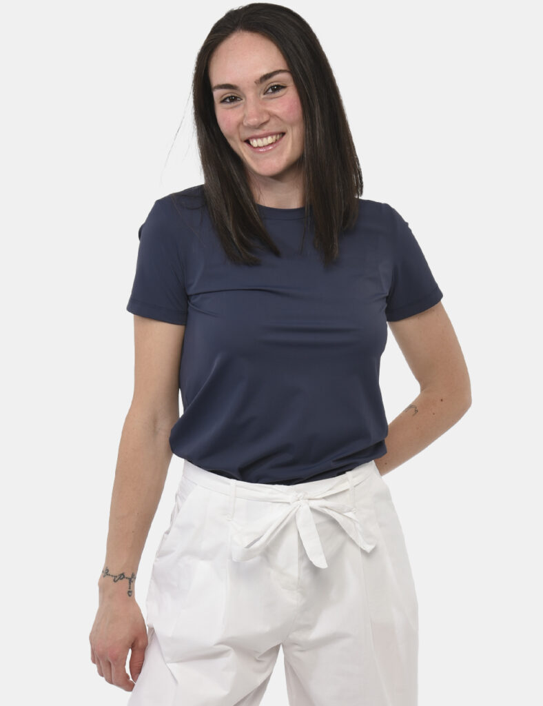 T-shirt da donna scontata - T-shirt Bramante Blu