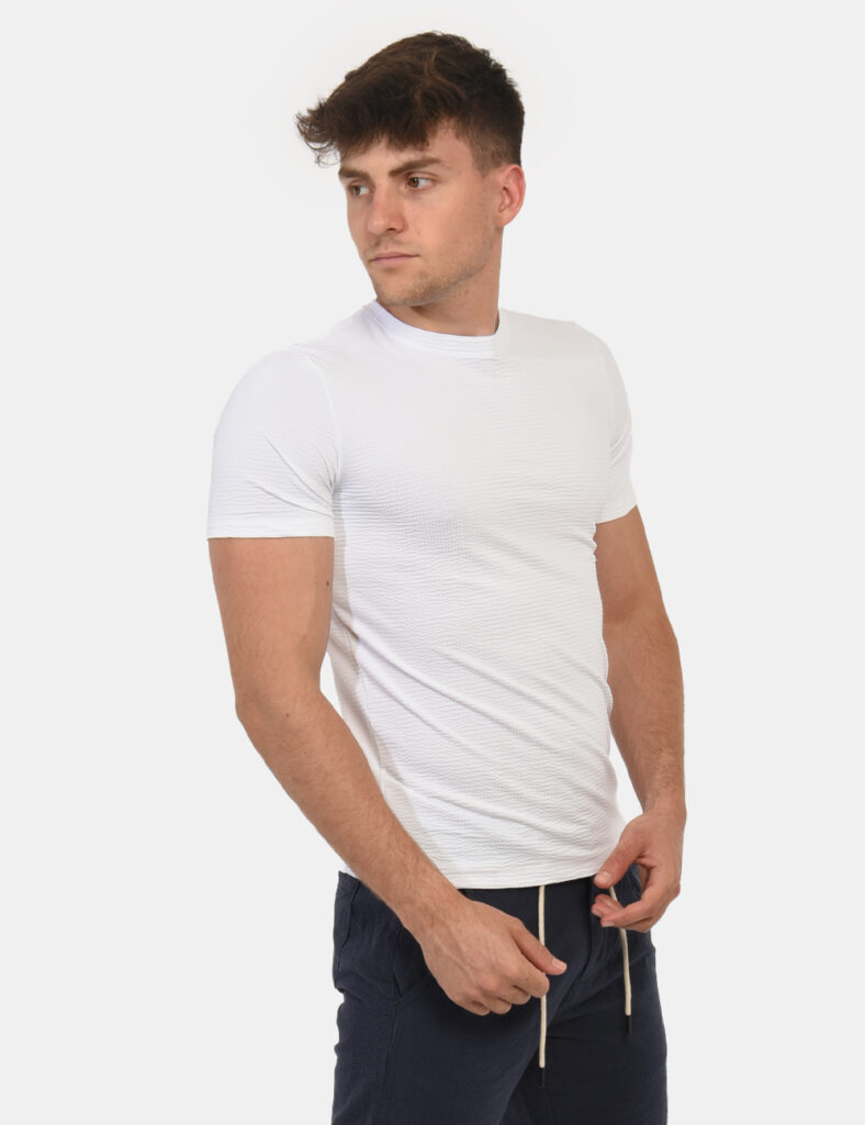 T-shirt uomo scontata - T-shirt Bramante Bianco
