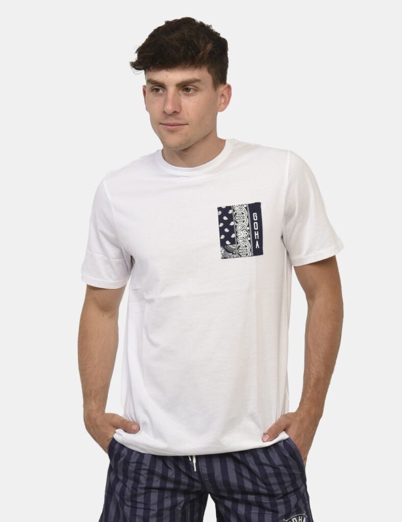 T-shirt uomo scontata - T-shirt Goha Bianco