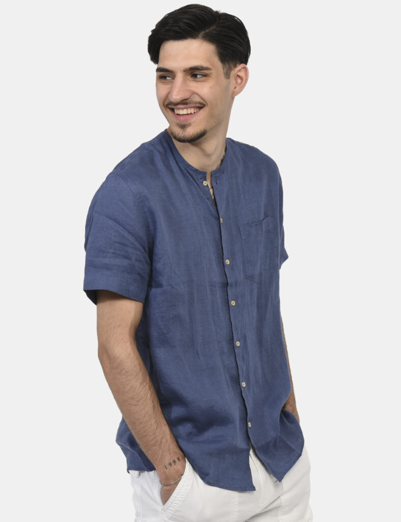 Outlet camicia da uomo scontata - Camicia Sseinse Blu