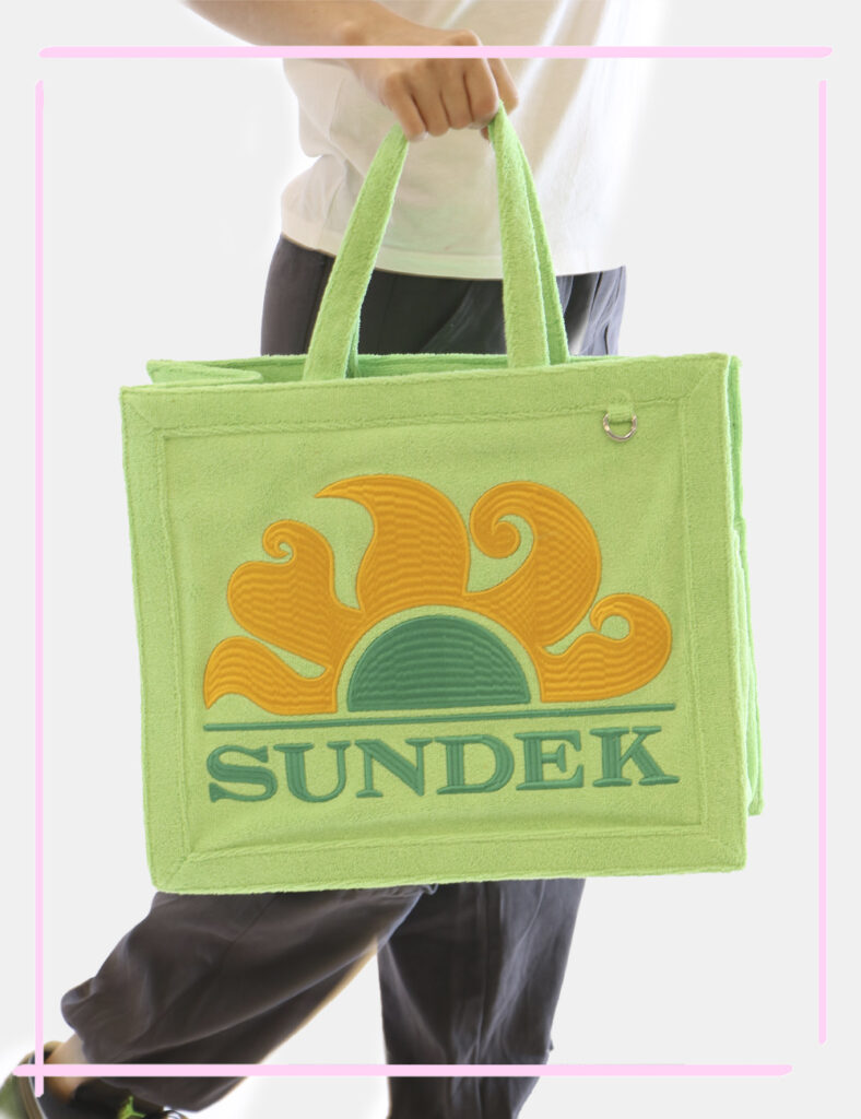 Beachwear da donna SUNDEK  - Borsa Sundek Verde