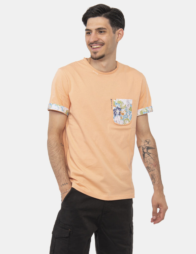 T-shirt uomo scontata - T-shirt Sseinse Arancione