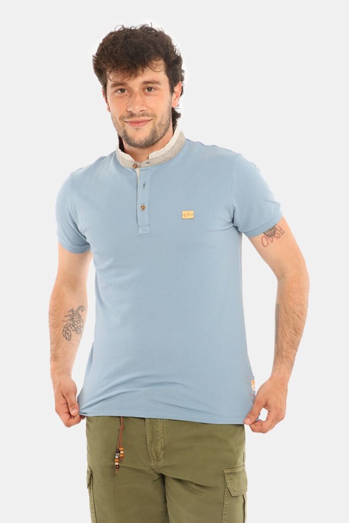 T-shirt e Polo da uomo Yes Zee  - T-shirt Yes Zee azzurro