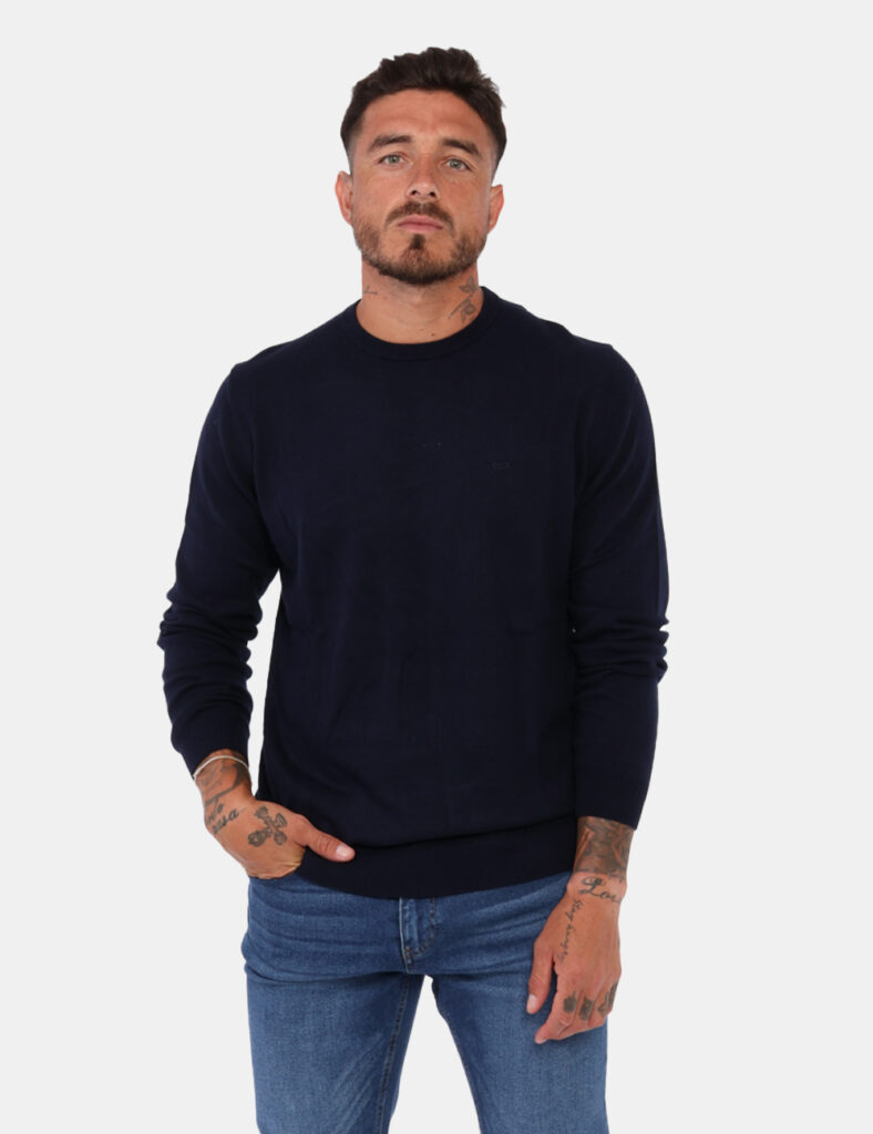 Gas uomo outlet - Maglione Gas Blu