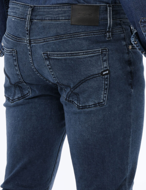 Jeans Gas Jeans - Jeans dark blue Gas skinny, modello cinque tasche. Indossalo per non sbagliare mai!