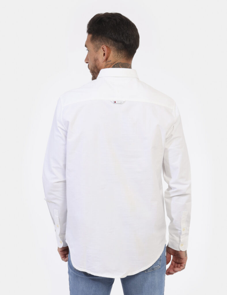 Outlet camicia da uomo scontata - Camicia TOMMY HILFIGER Bianco