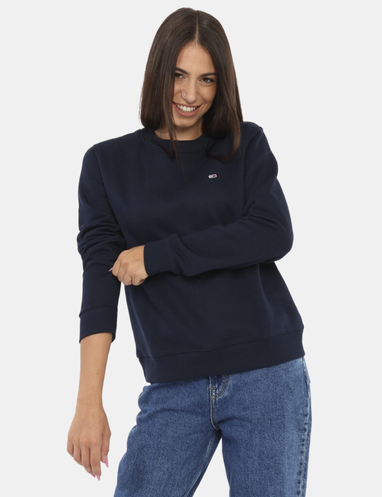 Felpe da donna scontata - Felpa TOMMY HILFIGER Blu