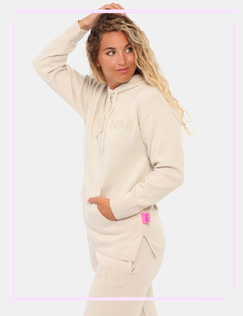 Abbigliamento donna scontato - Maglia Icon Beige