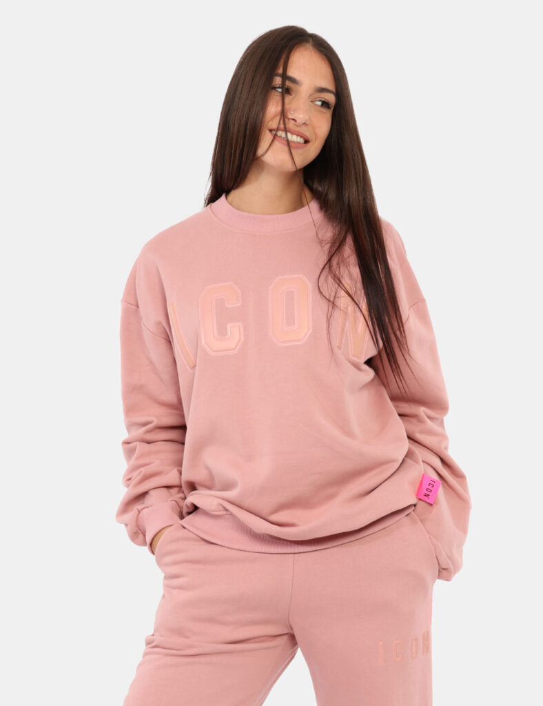 Abbigliamento donna scontato - Felpa Icon Rosa