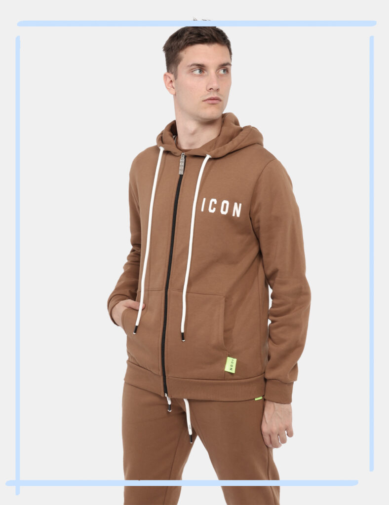 Abbigliamento da uomo Icon  - Felpa Icon Marrone