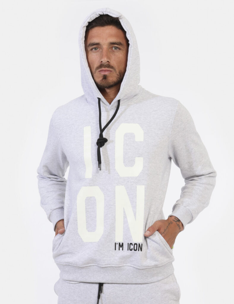 Abbigliamento da uomo Icon  - Felpa Icon Grigio