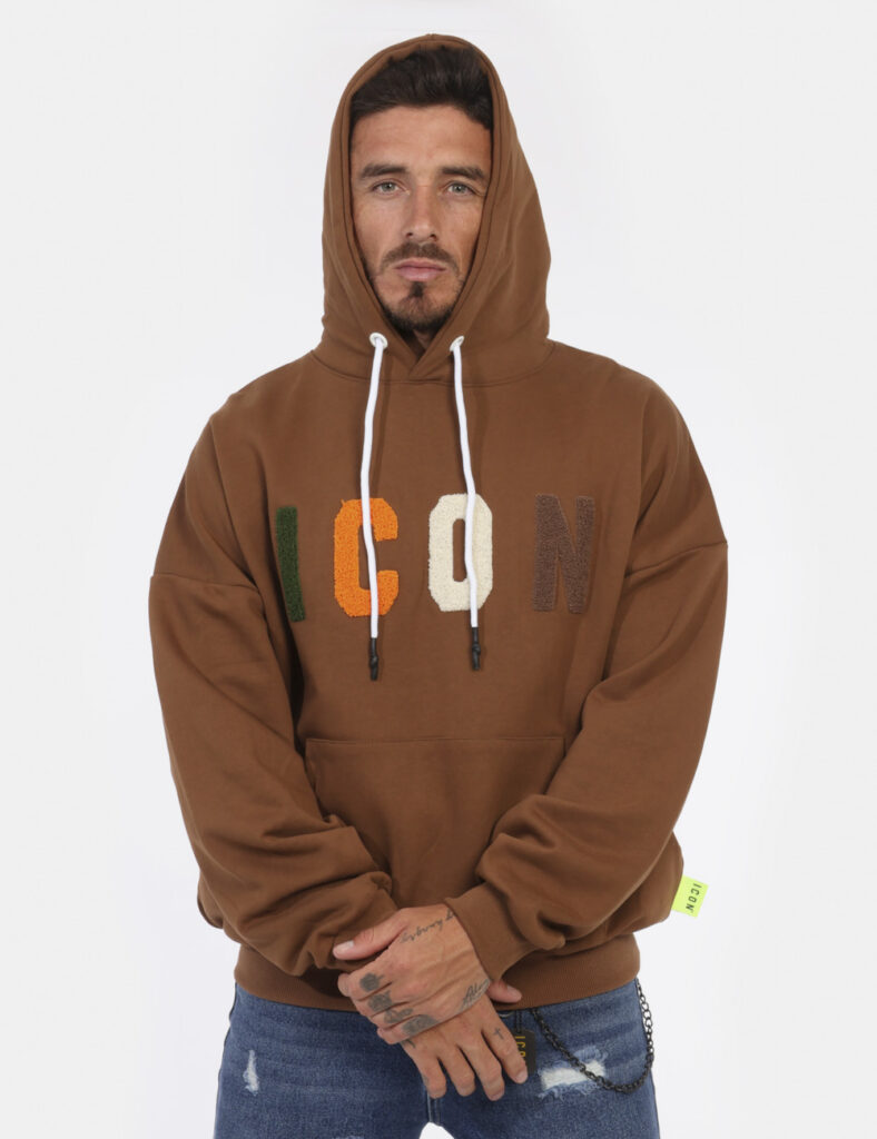 Abbigliamento da uomo Icon  - Felpa Icon Marrone