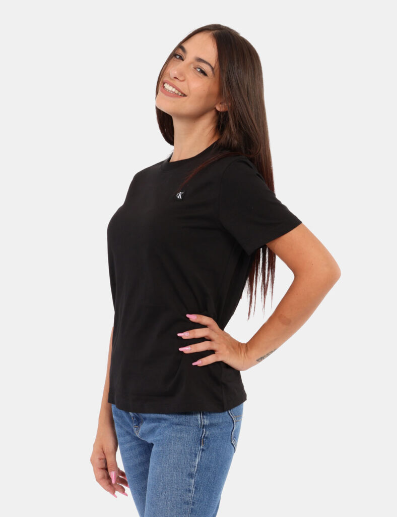 Abbigliamento donna scontato - T-shirt Calvin Klein Nero