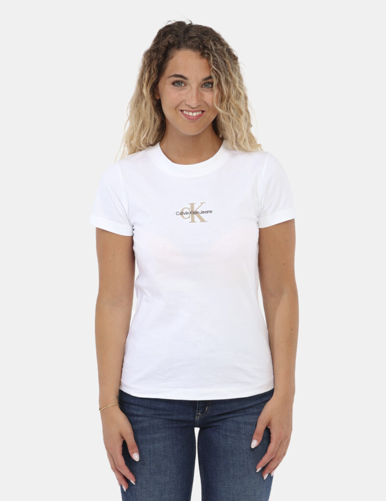 T-shirt Calvin Klein Bianco